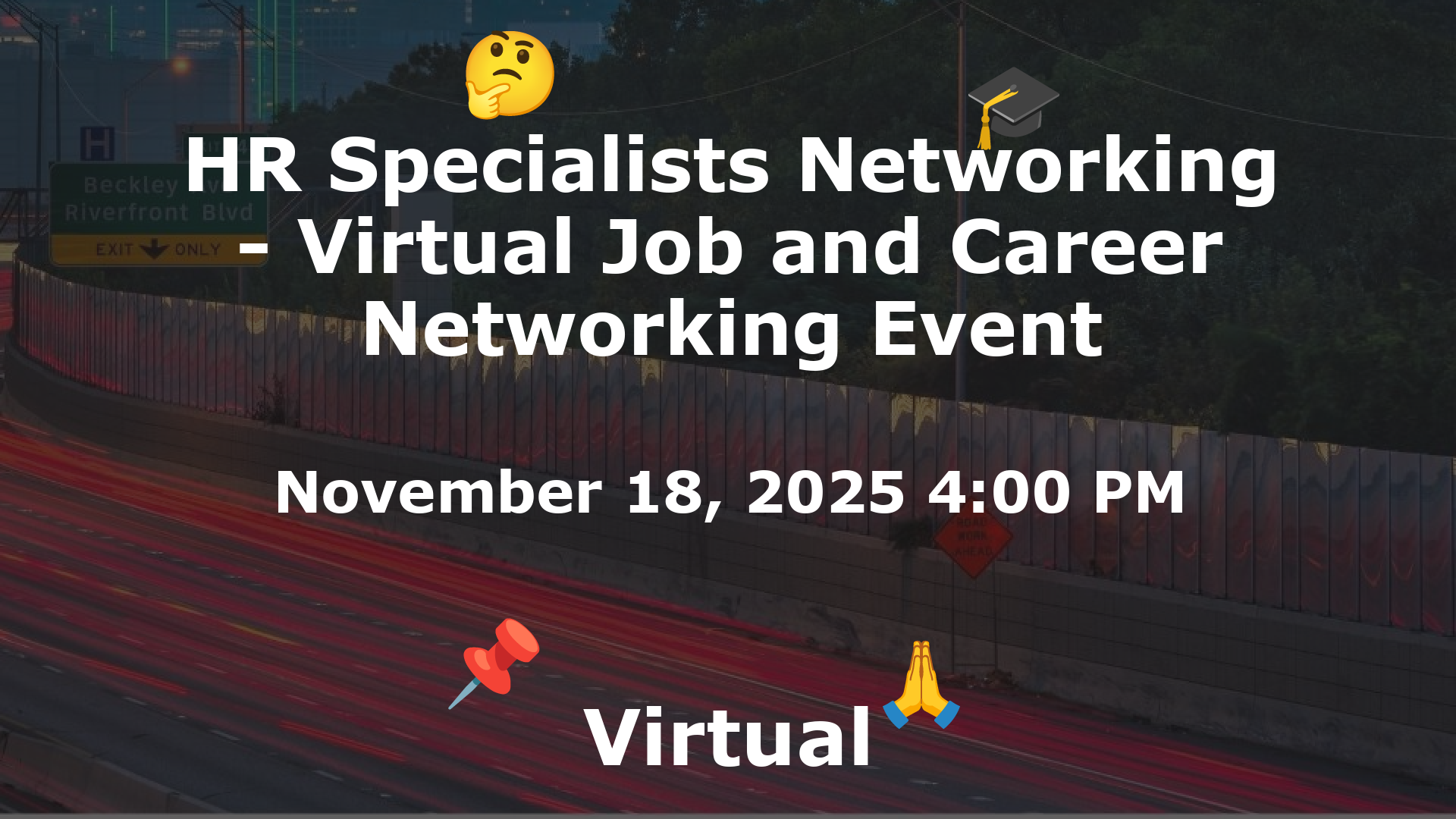 HR Specialists Networking - Virtual Job and Career Networking Event event image